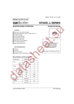 ST333C04LFL0 datasheet  